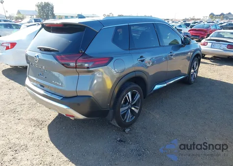 2021 Nissan Rogue Platinum Fwd from USA, damaged, VIN JN8AT3DC3MW100506